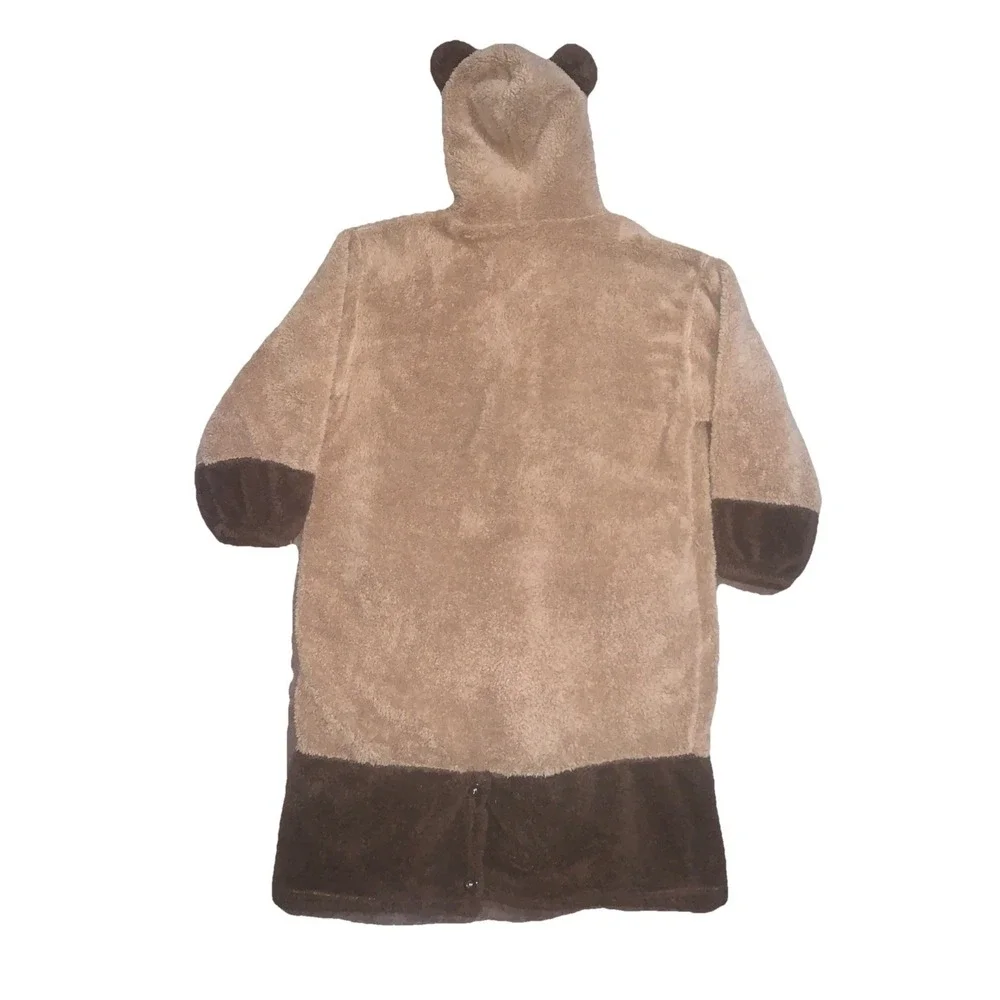 Cartoon Kawaii Capybara Animal Plush Winter Pajamas Costume Night-robe Warm Soft